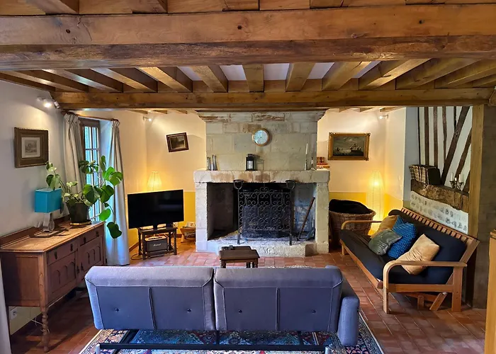 Picturesque De 4 Chambres, Pays D'auge Semesterbostad Cheffreville-Tonnencourt